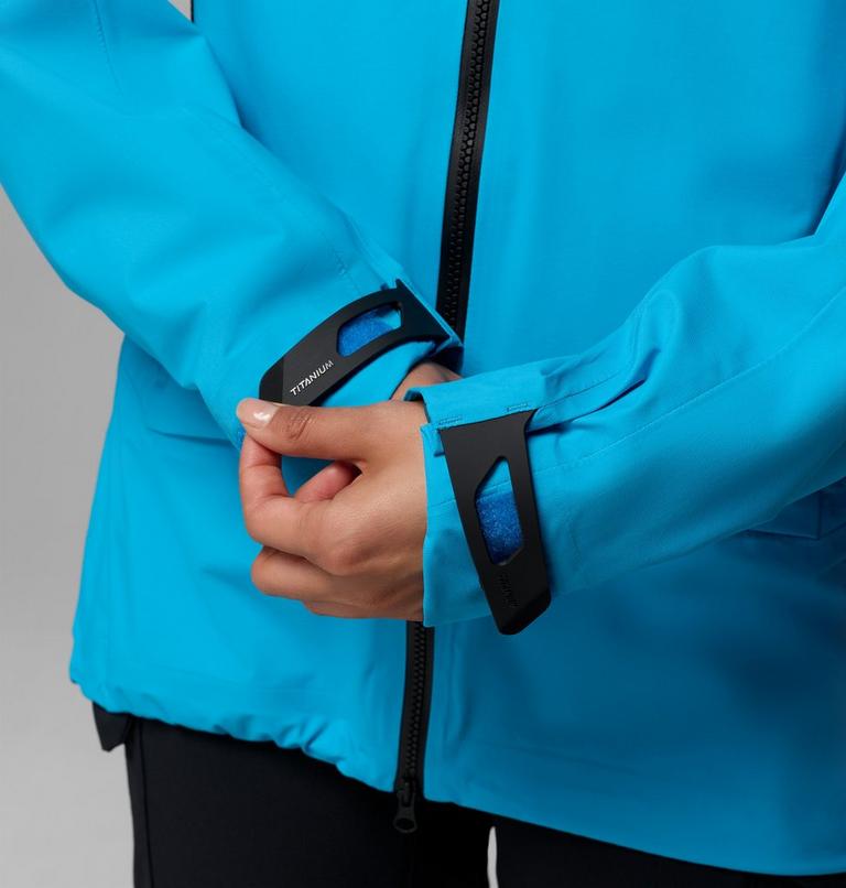 Women's Saudan Pro 3L Waterproof Jacket, Color: Compass Blue, image 11