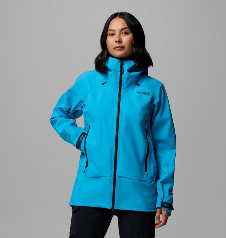 Women's Saudan Pro 3L Waterproof Jacket, Color: Compass Blue, image 1