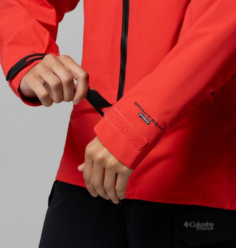 Women's Saudan Pro 3L Waterproof Jacket, Color: Poppy Red, image 11