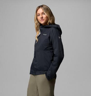 Giacca antivento con cappuccio Khyex Pro da donna, Color: Black, image 12