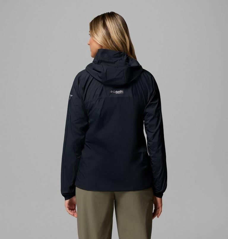 Cortavientos con capucha Khyex Pro para mujer, Color: Black, image 3