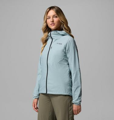 Giacca antivento con cappuccio Khyex Pro da donna, Color: Crushed Blue, image 8