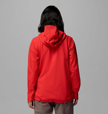 Women's Trailborne 2.5L Shell, Color: Poppy Red, image 11