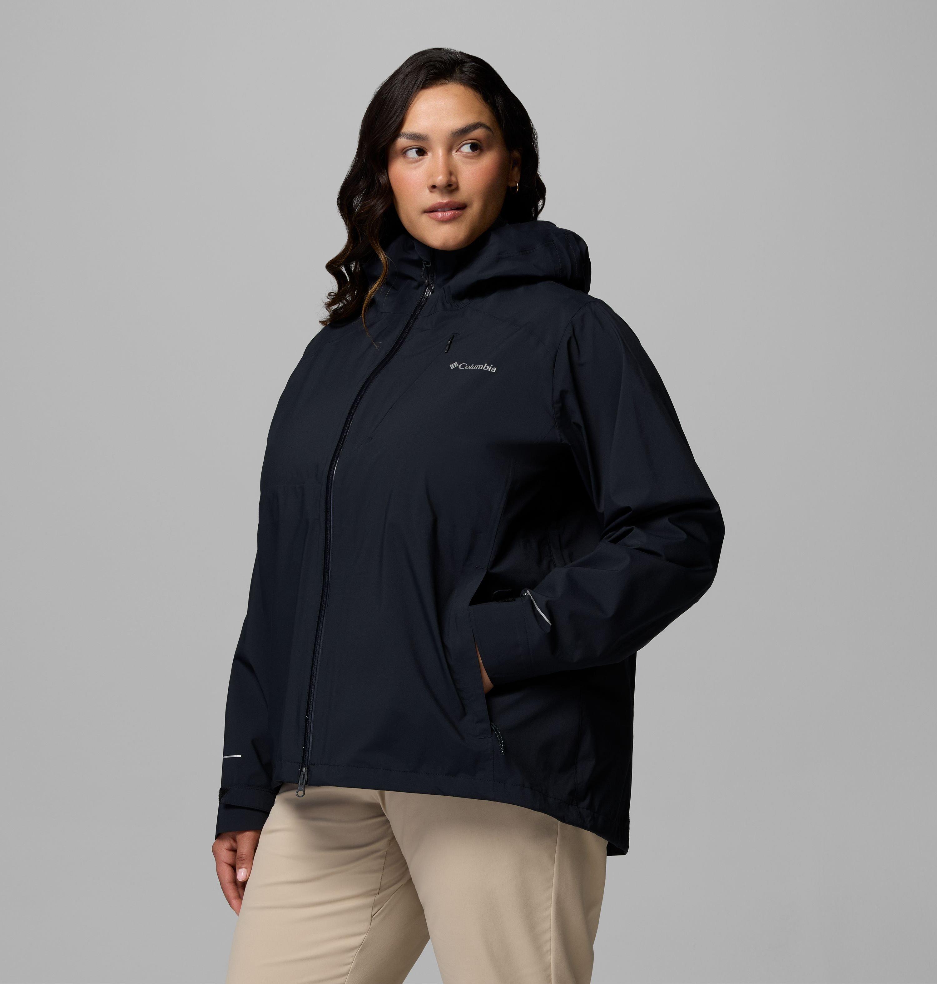 Женские куртки Columbia Women's Trailborne 2.5L Shell - Plus Size — фото 4
