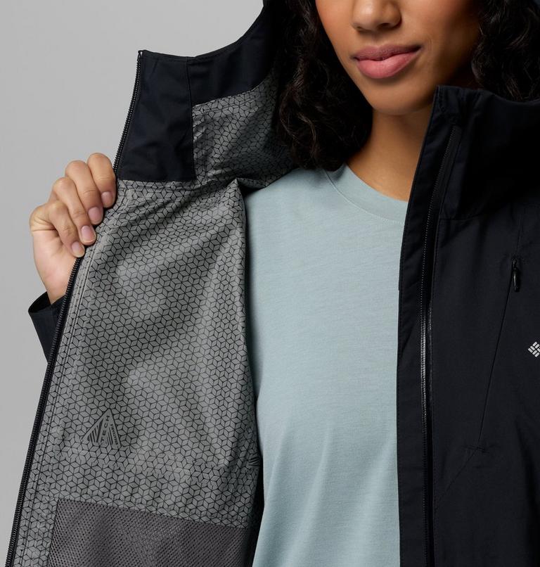 Women's Trailborne 2.5L Packable Waterproof Jacket, Color: Black, image 6
