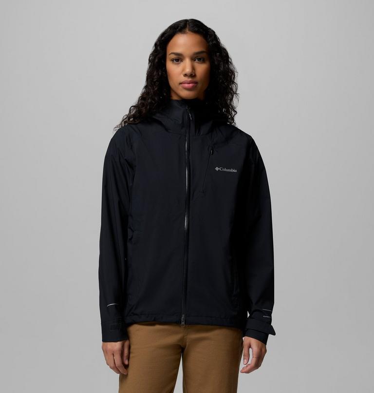 Women's Trailborne 2.5L Packable Waterproof Jacket, Color: Black, image 1