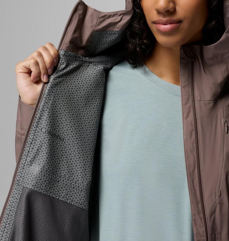 Women's Trailborne 2.5L Packable Waterproof Jacket, Color: Iron, image 6