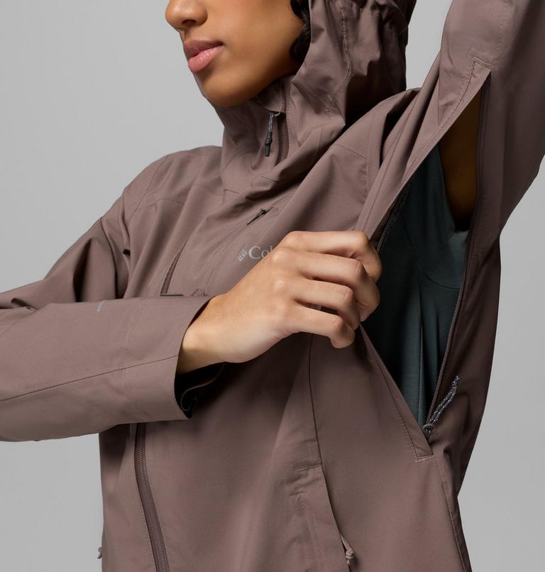Women's Trailborne 2.5L Packable Waterproof Jacket, Color: Iron, image 10