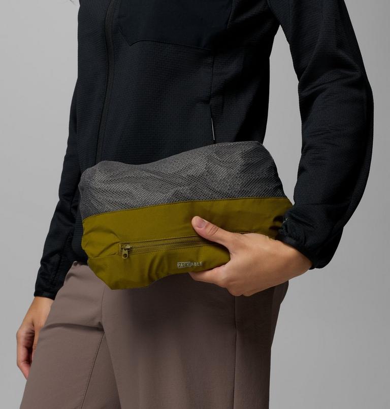 Women's Trailborne 2.5L Packable Waterproof Jacket, Color: Mossy Green, image 13
