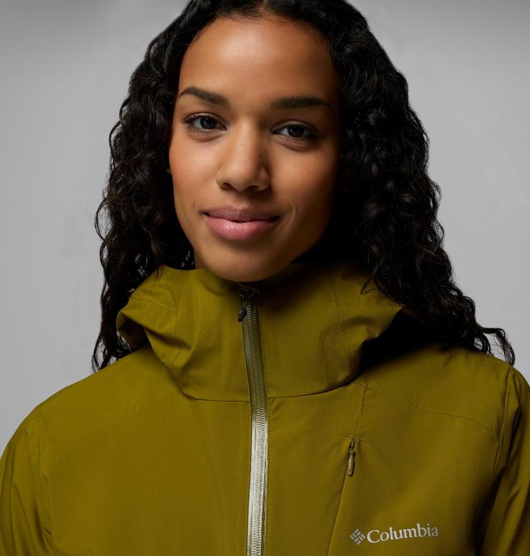Women's Trailborne 2.5L Packable Waterproof Jacket, Color: Mossy Green, image 7