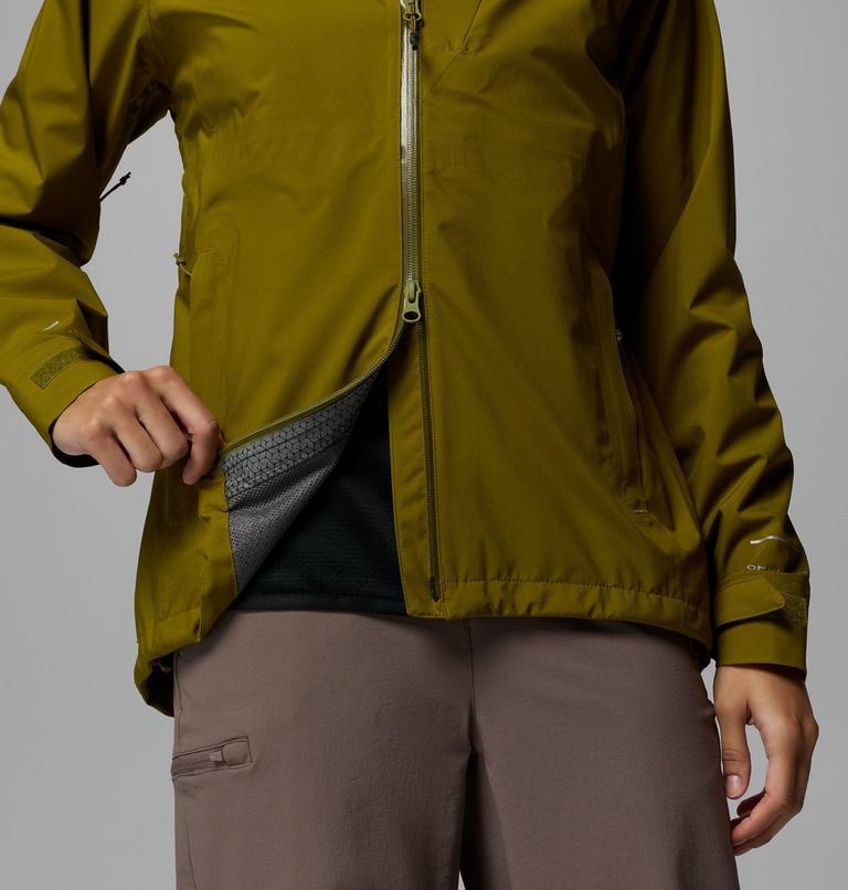 Women's Trailborne 2.5L Packable Waterproof Jacket, Color: Mossy Green, image 11
