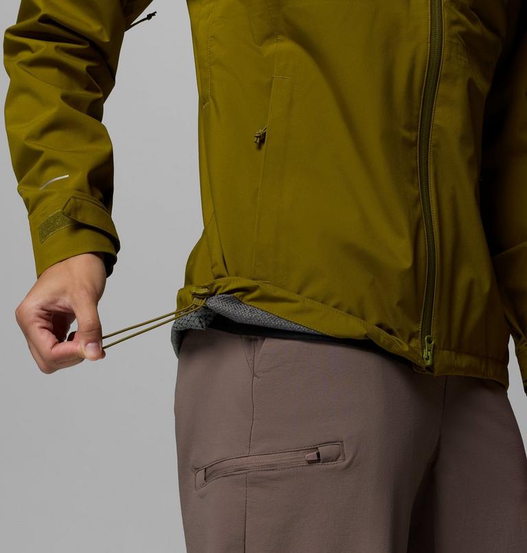 Women's Trailborne 2.5L Packable Waterproof Jacket, Color: Mossy Green, image 12