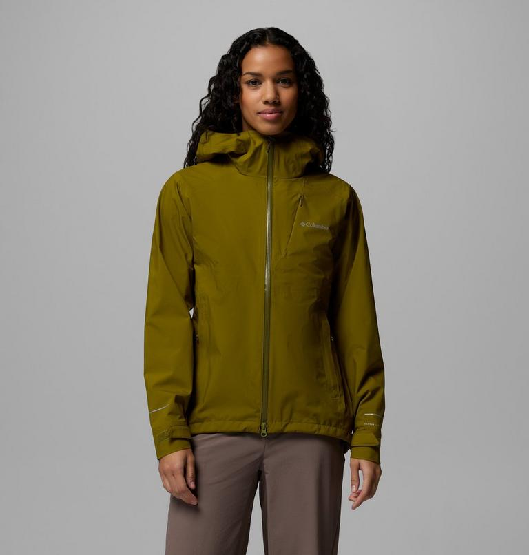 Women's Trailborne 2.5L Packable Waterproof Jacket, Color: Mossy Green, image 1