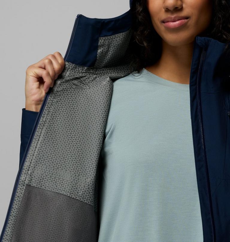 Women's Trailborne 2.5L Packable Waterproof Jacket, Color: Collegiate Navy, image 6