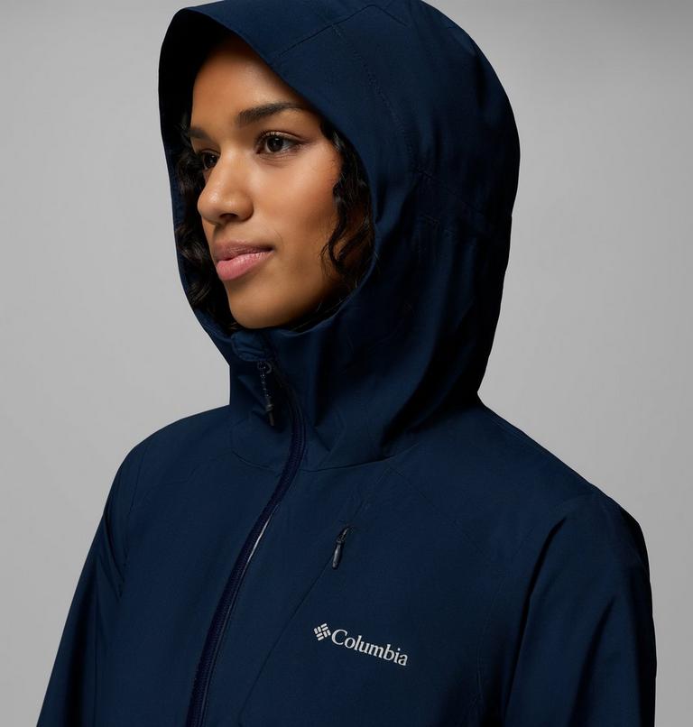 Women's Trailborne 2.5L Packable Waterproof Jacket, Color: Collegiate Navy, image 8