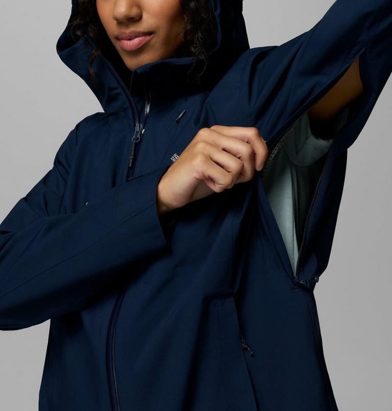 Women's Trailborne 2.5L Packable Waterproof Jacket, Color: Collegiate Navy, image 10