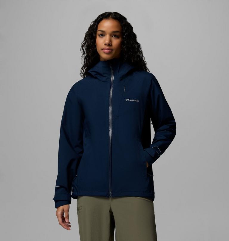 Women's Trailborne 2.5L Packable Waterproof Jacket, Color: Collegiate Navy, image 1