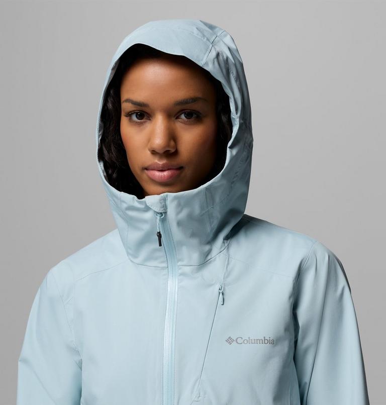Women's Trailborne 2.5L Packable Waterproof Jacket, Color: Marine Light, image 7