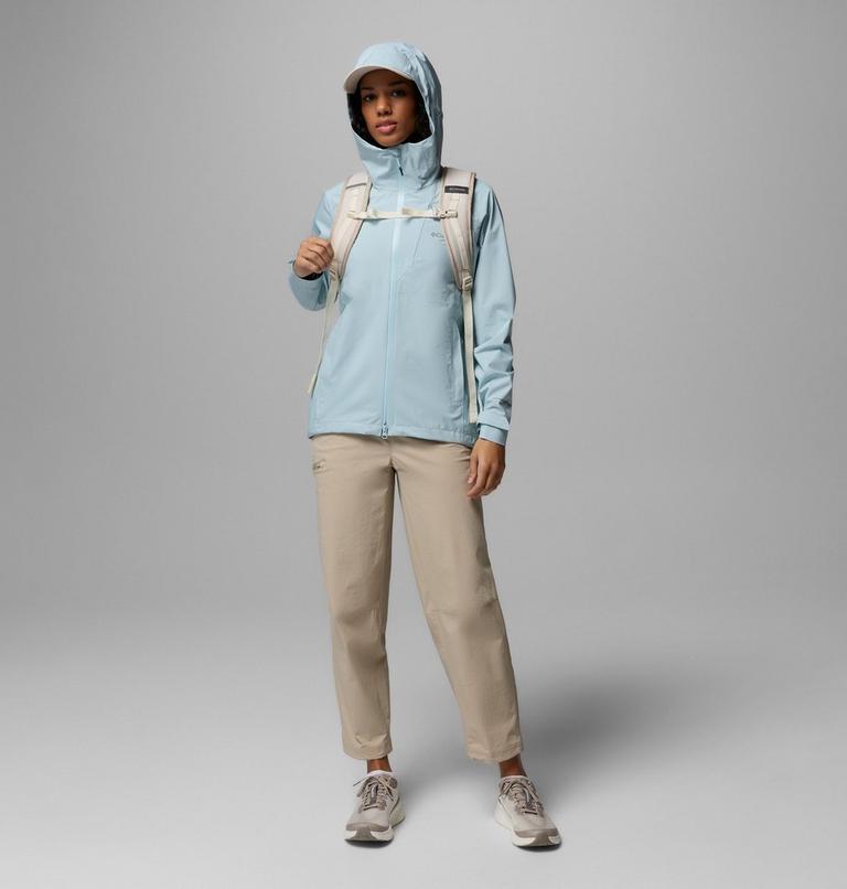 Women's Trailborne 2.5L Packable Waterproof Jacket, Color: Marine Light, image 2