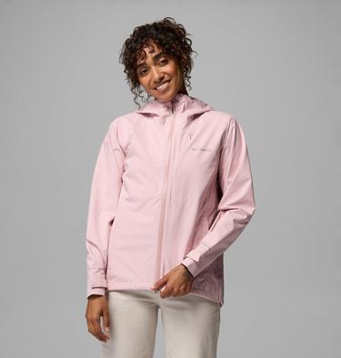Chaqueta impermeable f&aacute;cil de guardar Trailborne 2.5L para mujer, Color: Mineral Pink, image 3
