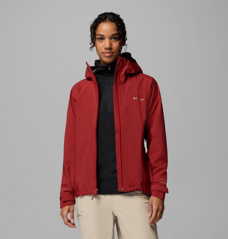 Chaqueta impermeable f&aacute;cil de guardar Trailborne 2.5L para mujer, Color: Red Oxide, image 5