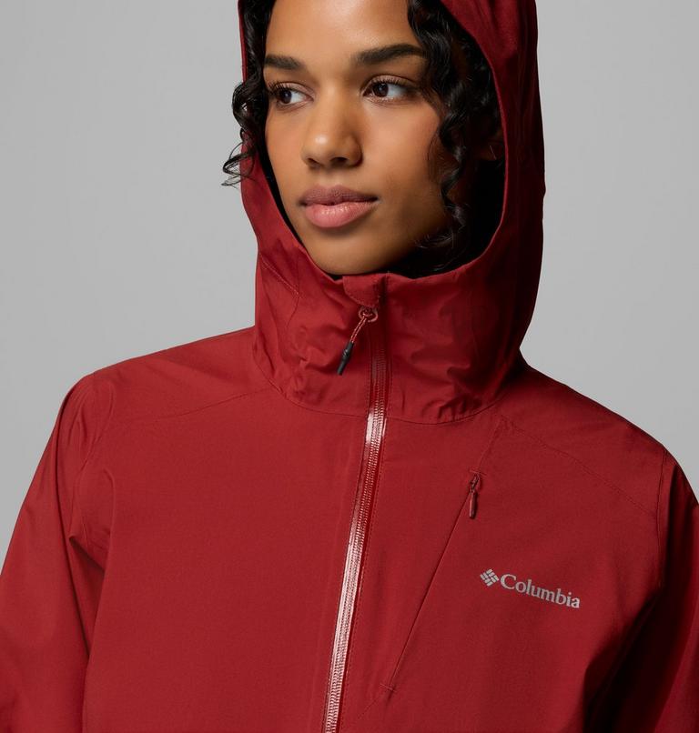 Chaqueta impermeable f&aacute;cil de guardar Trailborne 2.5L para mujer, Color: Red Oxide, image 7