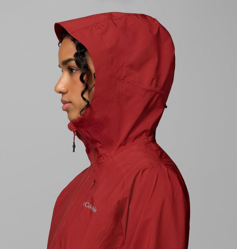 Chaqueta impermeable f&aacute;cil de guardar Trailborne 2.5L para mujer, Color: Red Oxide, image 8