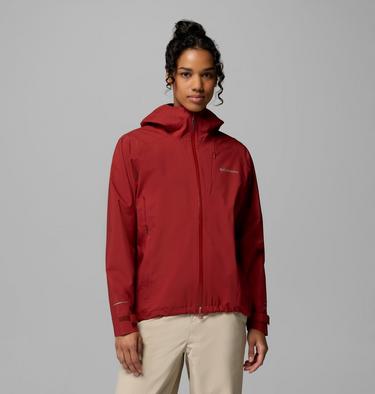 Chaqueta impermeable f&aacute;cil de guardar Trailborne 2.5L para mujer, Color: Red Oxide, image 1