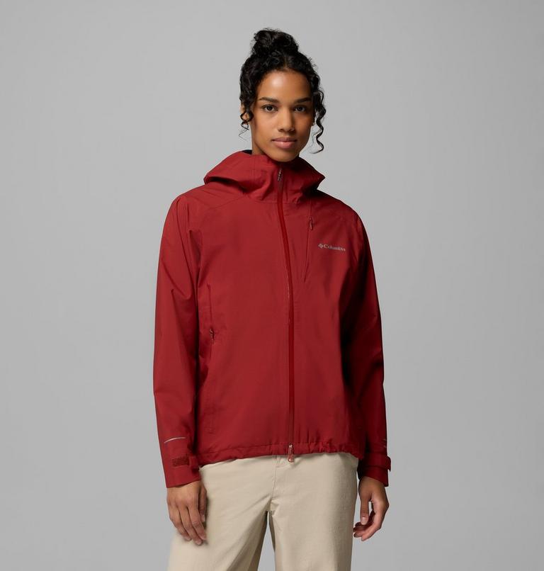 Chaqueta impermeable f&aacute;cil de guardar Trailborne 2.5L para mujer, Color: Red Oxide, image 1