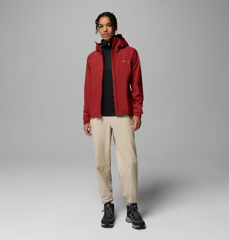 Chaqueta impermeable f&aacute;cil de guardar Trailborne 2.5L para mujer, Color: Red Oxide, image 2