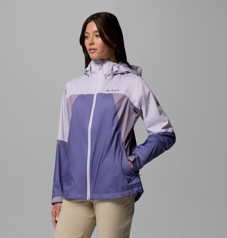 Women's Inner Limits IV Waterproof Jacket, Color: Stormwatch, Lavender Pearl, Shale Purple, image 4