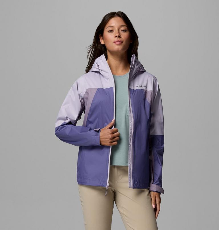 Women's Inner Limits IV Waterproof Jacket, Color: Stormwatch, Lavender Pearl, Shale Purple, image 5