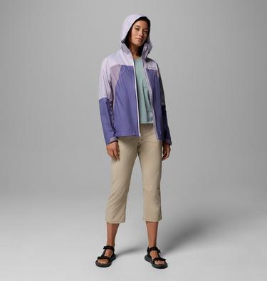 Women's Inner Limits IV Waterproof Jacket, Color: Stormwatch, Lavender Pearl, Shale Purple, image 6