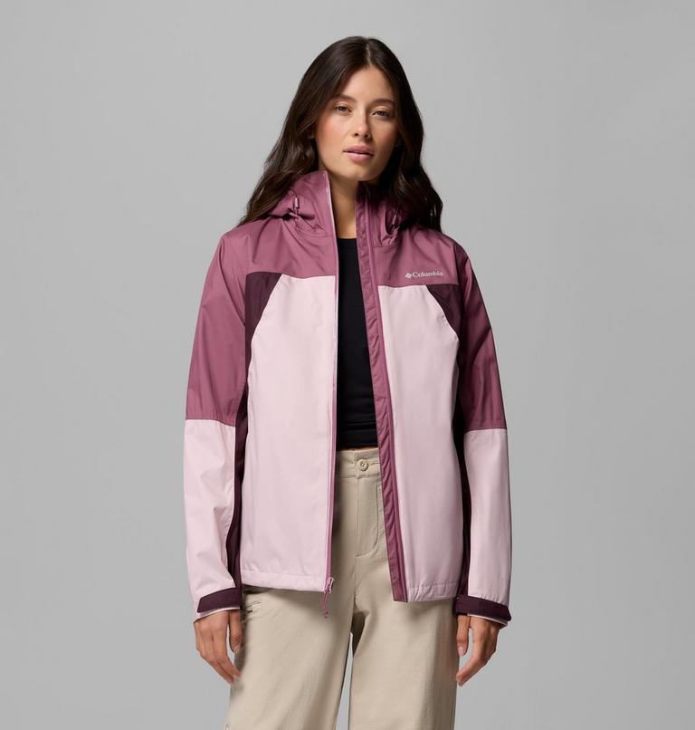 Women's Inner Limits IV Waterproof Jacket, Color: Mineral Pink, Antique Mauve, Moonvista, image 5