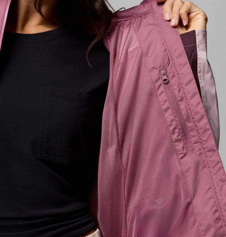 Women's Inner Limits IV Waterproof Jacket, Color: Mineral Pink, Antique Mauve, Moonvista, image 6