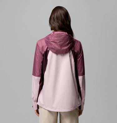 Women's Inner Limits IV Waterproof Jacket, Color: Mineral Pink, Antique Mauve, Moonvista, image 3