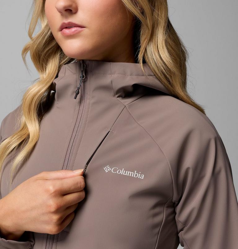 Women's Trailborne Hooded Softshell Jacket, Color: Iron, image 9