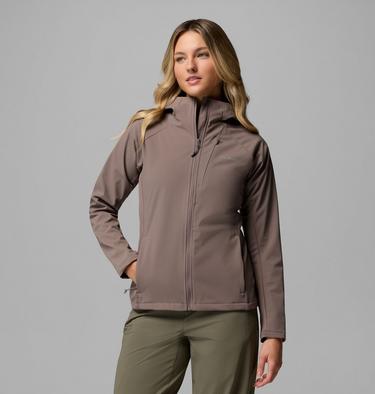 Women's Trailborne Hooded Softshell Jacket, Color: Iron, image 5
