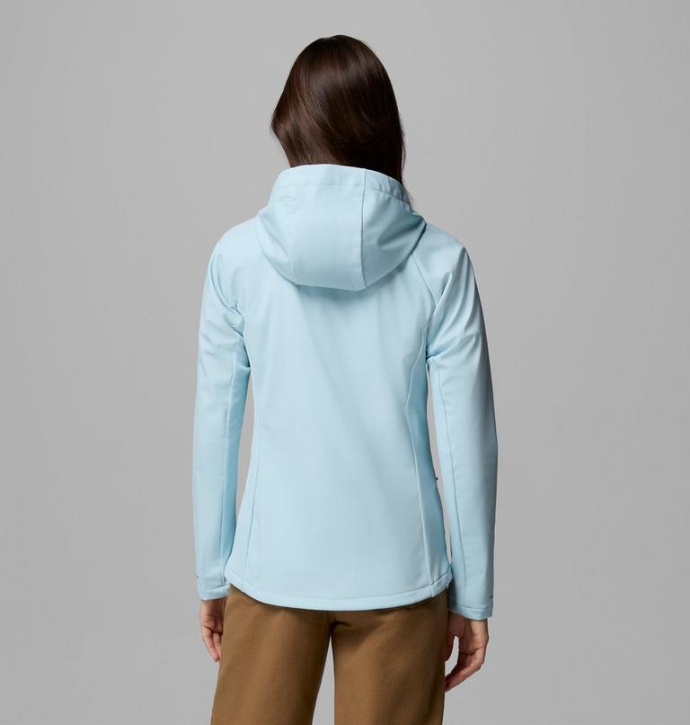 Women's Trailborne Hooded Softshell Jacket, Color: Marine Light, image 3