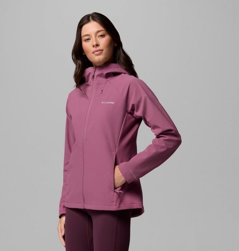Veste Softshell &agrave; Capuche Trailborne Femme, Color: Antique Mauve, image 4