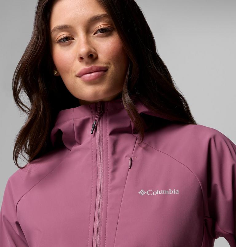 Veste Softshell &agrave; Capuche Trailborne Femme, Color: Antique Mauve, image 7