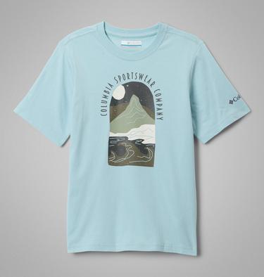 Boys' Valley Creek II Organic Cotton T-Shirt, Color: Marine Light, Cozy Coastline, image 5