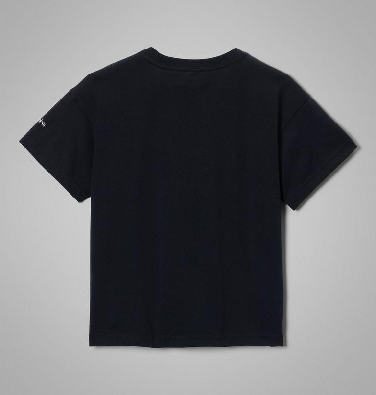Girls' Mission Lake II Organic Cotton T-Shirt, Color: Black, Bubbly, image 2