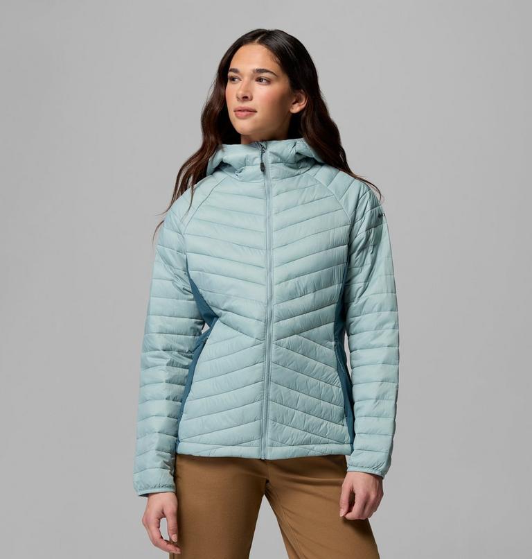 Women's Powder Pass III Hybrid Insulated Jacket, Color: Crushed Blue, Everblue, image 1