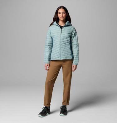 Chaqueta aislante h&iacute;brida Powder Pass III para mujer, Color: Crushed Blue, Everblue, image 6