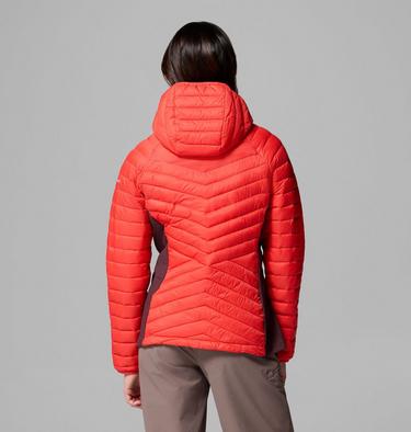 Chaqueta aislante h&iacute;brida Powder Pass III para mujer, Color: Poppy Red, Moonvista, image 3
