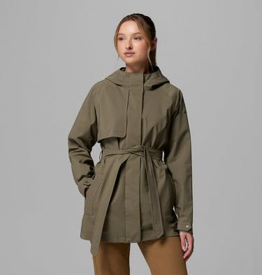 Veste Imperm&eacute;able Recycl&eacute;e Altbound II Femme, Color: Stone Green, image 1