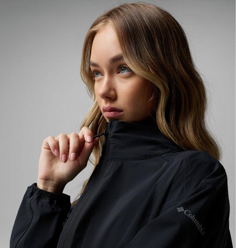 Women's AmazeStretch Windbreaker, Color: Black, image 7