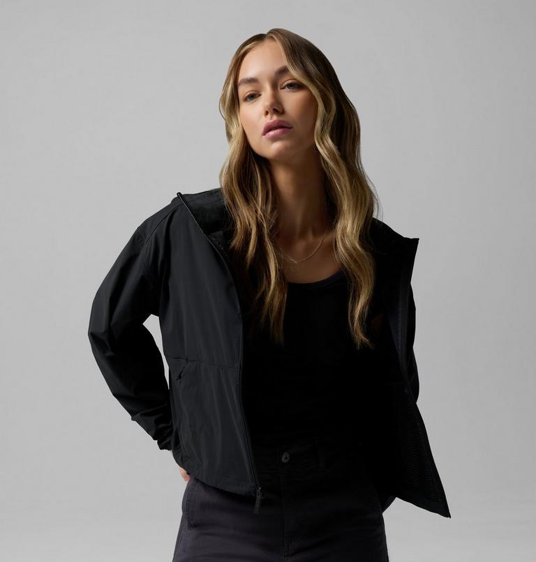 Women's AmazeStretch Windbreaker, Color: Black, image 8