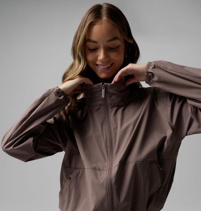 Women's AmazeStretch Windbreaker, Color: Iron, image 8